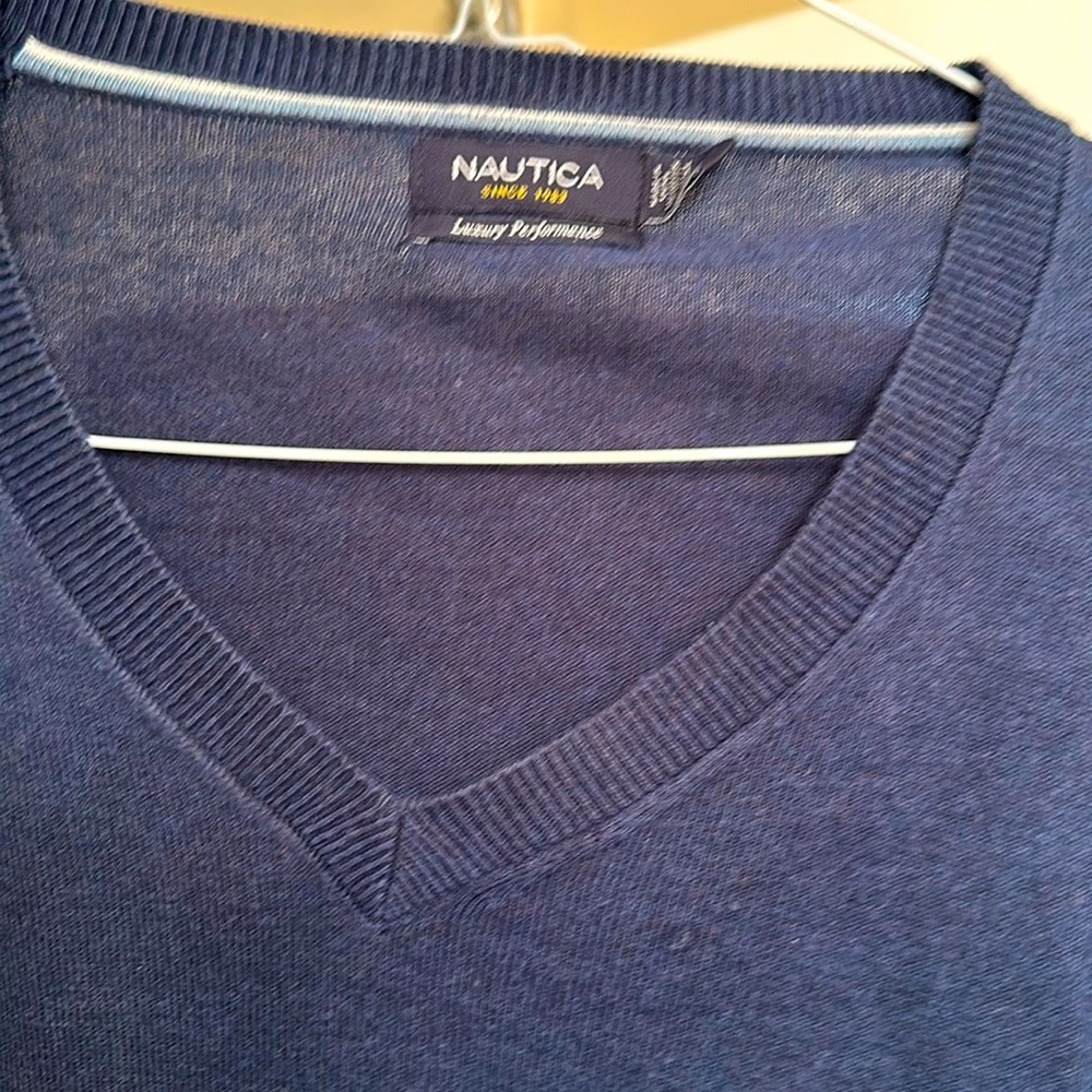 Nautical Men’s V Neck sweater large